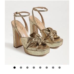 Sam Edelman Kristen platform heels size 9.5 worn ONCE!